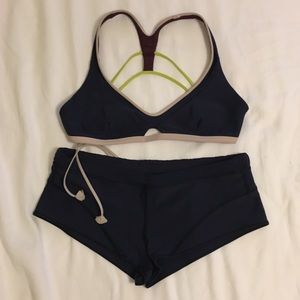Lululemon Surf to Sand Boyshort Bikini Swimsuit